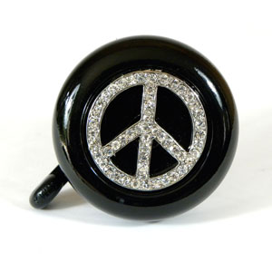 Peace Sign Bike Bell By CruiserCandy.com