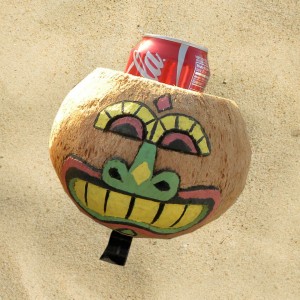 Coconut Glad Face Drink Holder By CruiserCandy.com